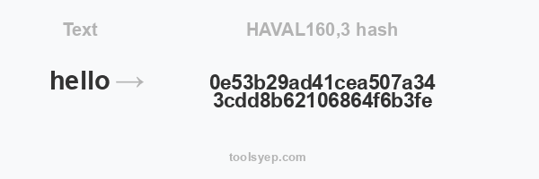 HAVAL160,3 hash