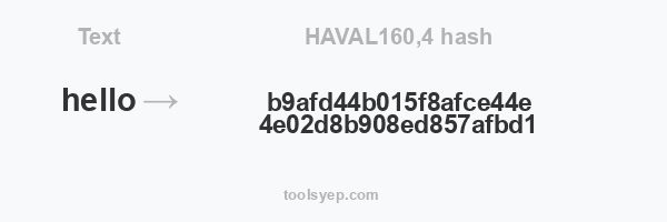 HAVAL160,4 hash