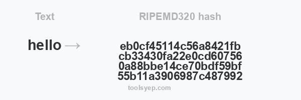 RIPEMD320 hash