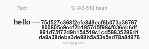 SHA3-512 hash